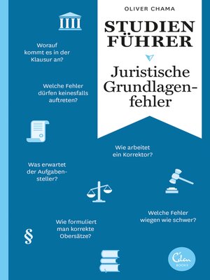cover image of Studienführer Juristische Grundlagenfehler